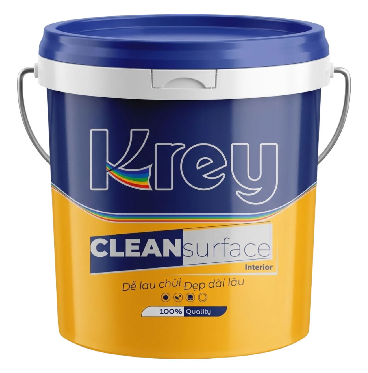Sơn nội thất bóng mờ Krey Paint Clean Surface